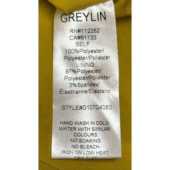 Greylin Maxi Wrap Dress in Yellow Floral NWT Size XS - Picture 6 of 6